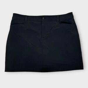 Eddie Bauer Black Skort Women's 16 Golf Athletic Outdoor Activewear Skirt‎